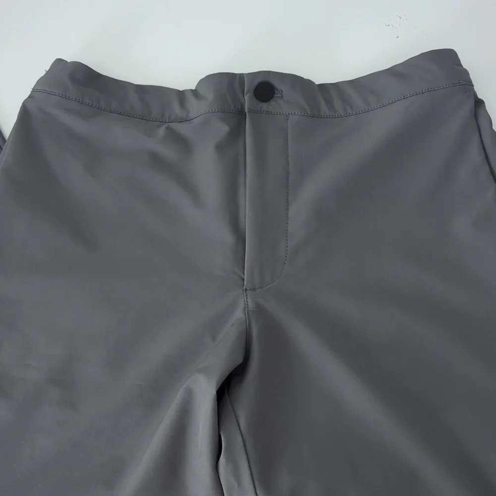 Banana Republic Slim Tapered Performance Pant Dark Steel Grey 32 x 34
